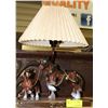 Image 1 : VINTAGE HORSE LAMP