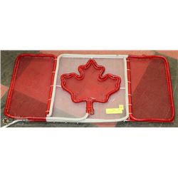 CANADIAN METAL FLAG ROPE LIGHT LIGHT-UP