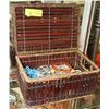 Image 1 : WICKER BASKET WITH ESTATE JEWELLERY