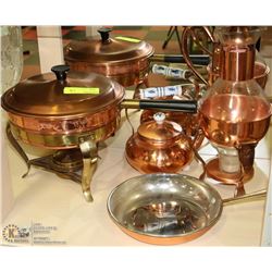 COPPER COOKWARE SET