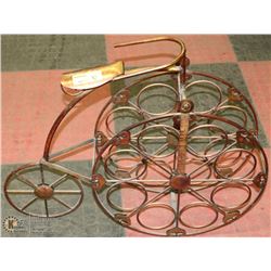 BICYCLE WINE BOTTLE HOLDER