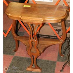 SOLID WOOD VINTAGE SIDETABLE