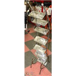 METAL SHOWHOME CD/ MEDIA RACK