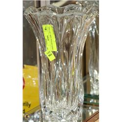 LARGE CRYSTAL VASE - 10.5" TALL