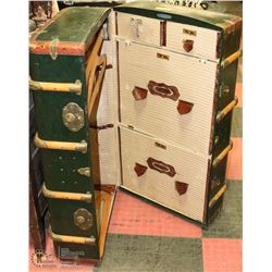 RARE ANTIQUE GREEK GENTLEMAN'S STEAMER TRUNK