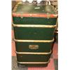 Image 2 : RARE ANTIQUE GREEK GENTLEMAN'S STEAMER TRUNK