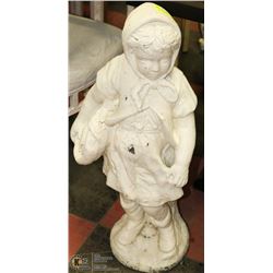 GIRL CEMENT STATUE