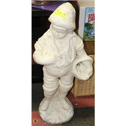BOY CEMENT STATUE