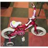 Image 1 : RALEIGH KIDS BIKE WITH TRAINING WHEELS