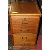 Image 1 : OAK 2 DRAWER FILING CABINET