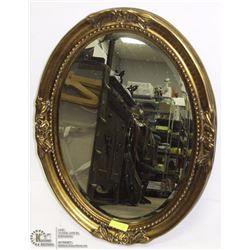 DECORATIVE FRAMED MIRROR 32" WIDE