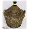 Image 1 : WINE MAKING BOTTLE WITH WICKER CASE (CARBOY)