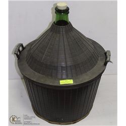 WINE MAKING BOTTLE WITH PLASTIC CASE (CARBOY)