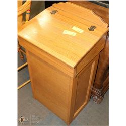 SOLID OAK POTATO BIN