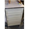 Image 1 : 4 DRAWER UTILITY CART ON WHEELS