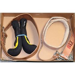 BOX WITH YORK WEIGHT BELT, GRIZZLY NECK STRAP AND