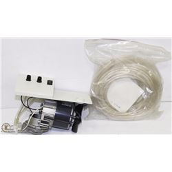 50 FEET OF MEDICAL GAS TUBING AND AIR PUMP -