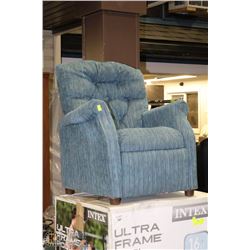 FABRIC CHILDRENS RECLINING CHAIR ON CHOICE:BLUE