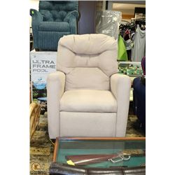 FABRIC CHILDRENS RECLINING CHAIR ON CHOICE:BEIGE