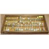 Image 1 : COLLECTION OF SPOONS IN DISPLAY CASE