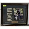Image 1 : FRAMED TIGER WOODS TRIPLE CROWN MEMORABILIA 23X19