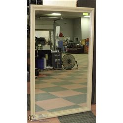 SOLID WOOD AND HEAVY VINTAGE MIRROR 32"X52"