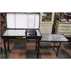 PORTABLE DELUXE CAMP KITCHEN WITH SINK