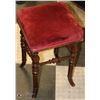 Image 1 : VINTAGE VELVET TOP STOOL