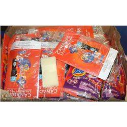 LARGE BOX OF  TIDE 3-IN-1 LAUNDRY PODS