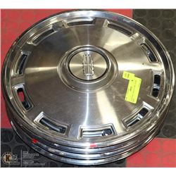 4 VINTAGE LINCOLN TIRE COVER RIMS
