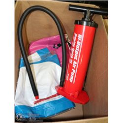 LOT OF SWIMMING BEDS WITH PUMP