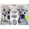 Image 1 : LARGE PORCELAIN FIGURINES WITH ACCESSORIES
