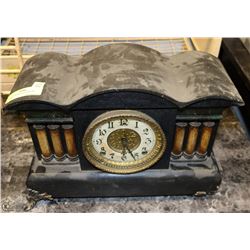 ANTIQUE MANTEL CLOCK FOR REPAIR
