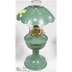 GREEN METAL LANTERN