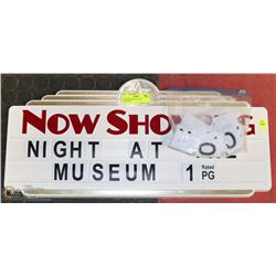 CHANGABLE MOVIE SIGN EXCLUSIVE