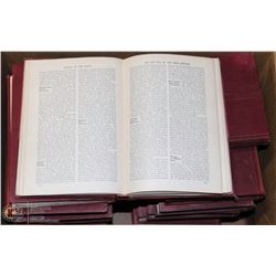 BOX WITH VINTAGE BOOKS OF HISTORY