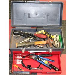 MASTERCRAFT TOOL BOX WITH ASSORTED TOOLS INCL