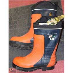 VIKING BUSH WACKER RUBBER STEEL TOE BOOTS SIZE 10