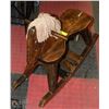 Image 1 : VINTAGE WOODEN ROCKING HORSE
