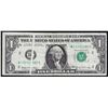 Image 1 : 1969 $1 Federal Reserve Note Gutter Fold ERROR