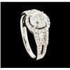 Image 4 : 18KT White Gold 2.34ctw Diamond Ring