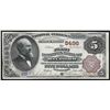 Image 1 : 1882 $5 Brown Back First National Bank of Milford, PA CH# 5496 National Note