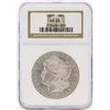 Image 1 : 1887 $1 Morgan Silver Dollar Coin NGC MS63 Great Toning