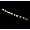 Image 2 : 14KT Yellow Gold Figaro Bracelet