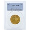 Image 1 : 1897 $10 Liberty Head Eagle Gold Coin PCGS AU58
