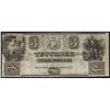 Image 1 : 1800's $3 The Tecumseh Bank Michigan Obsolete Note