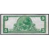 Image 2 : 1902 $5 The First National Bank Ypsilanti Michigan National Currency Note