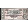 Image 1 : 1864 $10 The Confederate States of America Note