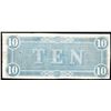 Image 2 : 1864 $10 The Confederate States of America Note