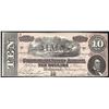 Image 1 : 1864 $10 The Confederate States of America Note